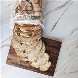 BAKERS MAISON LOAF SOURDOUGH WHITE SLICED 8 X 1.2KG
