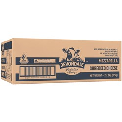 DEVONDALE MOZZARELLA DICED 2 X 6KG