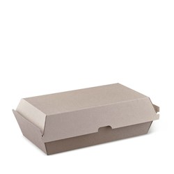 DETPAK LARGE BROWN SNACK BOX 200's