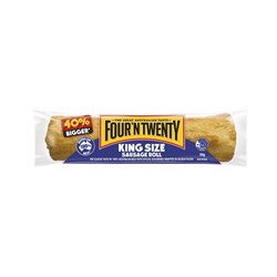 FOUR N' TWENTY KING SIZE SAUSAGE ROLL 24 X 180GM