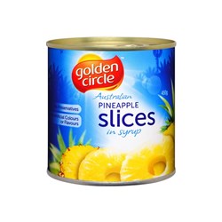 GOLDEN CIRCLE PINEAPPLE SLICED IN SYRUP 450GM