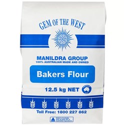 GEM OF THE WEST BAKERS FLOUR 12.5KG