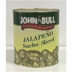 JOHN BULL JALAPENO NACHO SLICED 6 X 2.8KG
