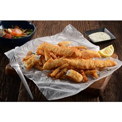 PACIFIC WEST BEER BATTERED FLATHEAD 60 X 50GM (3KG)