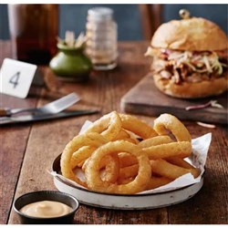 MCCAIN BEER BATTERED ONION RINGS 1KG