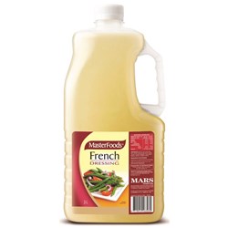 MASTERFOODS FRENCH DRESSING 3LT