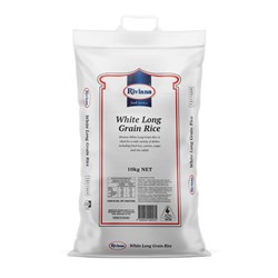 RIVIANA WHITE LONG GRAIN RICE 10KG