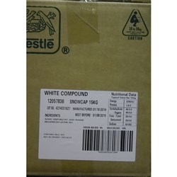NESTLE WHITE SNOWCAP COMPOUND CHOC 15KG