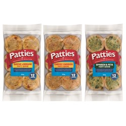 PATTIES PARTY QUICHE COMBO 72's