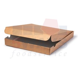 15" PIZZA BOX PLAIN BROWN FLAT 50's