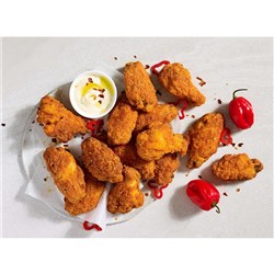 STEGGLES HOT HABANERO CHICKEN WINGS 1KG