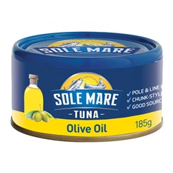 SOLE MARE TUNA IN OLIVE OIL 24 X 185GM