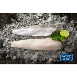 PACIFIC WEST WHITING FILLET SKIN ON 5KG