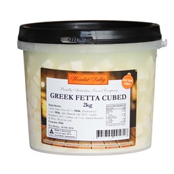 WOMBAT VALLEY CUBED GREEK FETTA 2KG