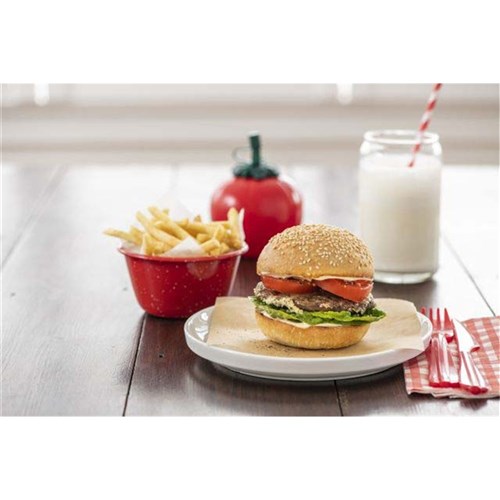 ANGEL BAY BEEF BURGER PAR COOKED 48 X 85GM