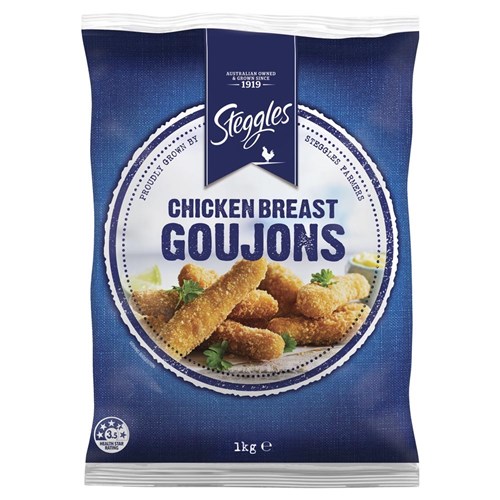 STEGGLES CHICKEN GOUJONS 1KG