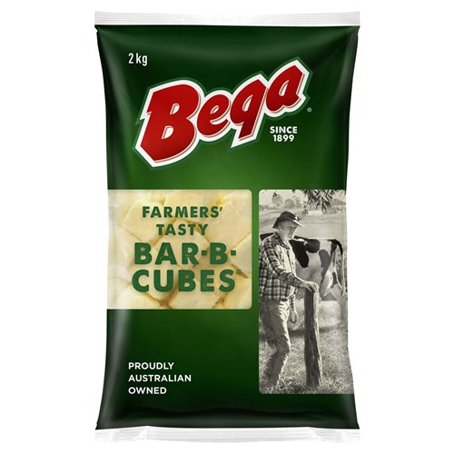 BEGA CUBED TASTY CHEESE 2KG