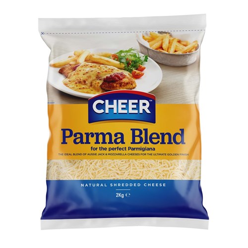 CHEER PARMA BLEND SHREDDED CHEESE 2KG