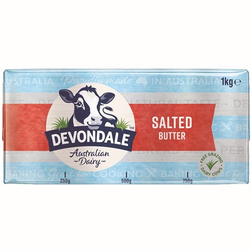 DEVONDALE SALTED BUTTER 1KG