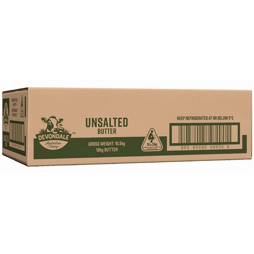 DEVONDALE UNSALTED BUTTER 10KG