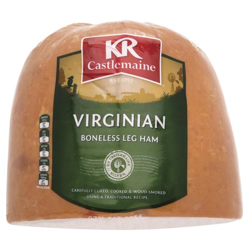 KR CASTLEMAINE PREMIUM VIRGINIAN LEG HAM KG (AVG 4KG)