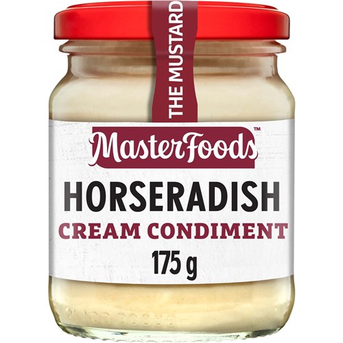 MASTERFOODS HORSERADISH CREAM 175GM