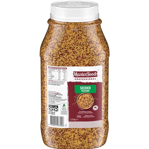 MASTERFOODS SEEDED MUSTARD 2.5KG