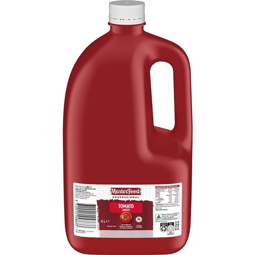 MASTERFOODS TOMATO SAUCE 4LT