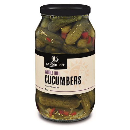 SANDHURST WHOLE DILL CUCUMBER 2KG