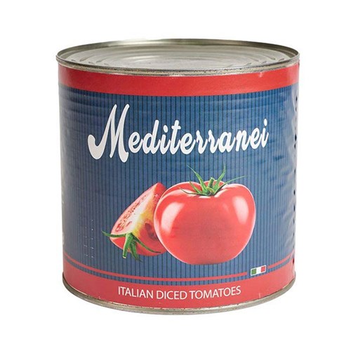 MEDITERRANEI ITALIAN DICED TOMATO 2.55KG