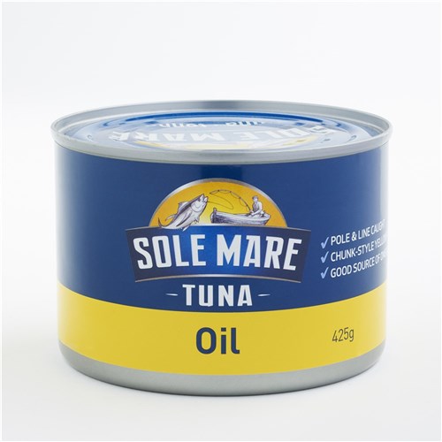 SOLE MARE TUNA IN OIL 425GM